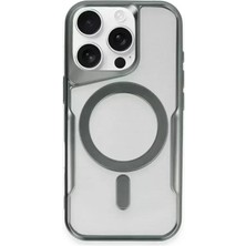 Senka Newface Iphone 12 Kılıf Boyi Magsafe Silikon Kapak - Yeşil