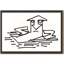 Karikatural Nezih Danyal Tipler Kişiye Özel Sertifikalı Sınırlı Fine Art Karikatür Baskı NTP00093