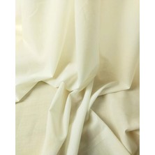 Kumaş Parça Krem Renkte Viskon Vual Kumaş 140X265CM