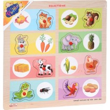 Buğz ONY-360-361 Onyıl, Ahşap Tutmalı Eşleştirme - Hangi Hayvan Ne Yer - 1 Adet Fiyatı