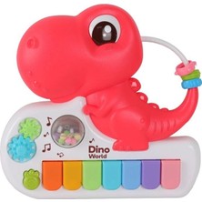 Buğz 8891-1B Renkli Dinazor Çıngırak Piyano