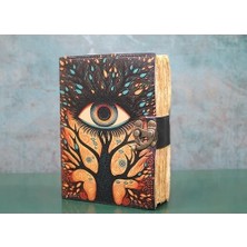 Buğz Göz Tasarımlı Deri Defter