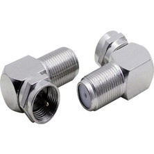 Nil Avm Ennalbur L 90 Derece Çevirmeli Konnektör ( 2 Adet )