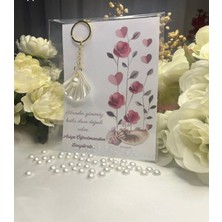 Umut Hediyecilik Anneler Günü Hediyeliği Inci Yıldız Anahtarlık 8 Adet