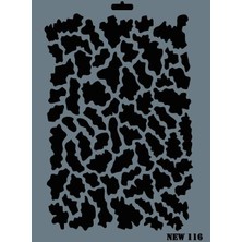 Rich New Seri N-116 Stencil 35X25 cm