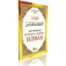 Merve Yayınları Ali Haydar Kuranı Kerim Elifbası