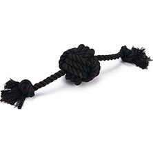 SHC4200 Beeztees Oyuncağı, Ipinden Tutamaçlı Top, Pamuk Iplerden, Siyah, 40X7X7CM, 120GR