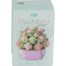 Buğz P1251 Panlos Simülasyon Çiçek Serisi 270 Parça Block Oyuncak