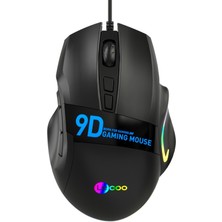 Lenovo Lecoo MS130 Usb+Kablolu 7200DPI+9 Tuşlu Rgb Aydınlatmalı Gaming Mouse