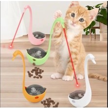 Buğz Kuğu Şeklinde Lazerli Kedi Oyuncağı