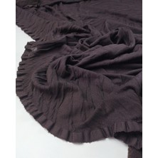 Kumaş Parça Acı Kahve Renkte Jarse Kumaş 120X210CM
