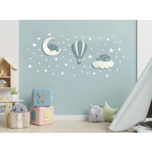 Missidea Ay Işığında Fil - Kapadokya Işığı ve Tatlı Uykular Kuzusu Seti Mavi