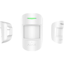 Ajax Combiprotect Kablosuz Hareket Pır ve Cam  Kırılma Kombine Dedektör Beyaz