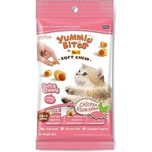 SHC4200 Yummie Bites Yumuşak Çiğnenebilir Kedi Ödülü Tavuk Çizgili Orkinos Aromali