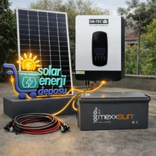 Sed Solar Enerji Deposu 3000W Lityum Güneş Enerjisi Paketi