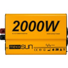 Sed Mexxsun Tam Sinüs Inverter 12V 2000W