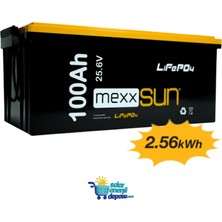Sed Mexxsun Lityum Akü 25,6V 100AH (Lifepo4) 2560WH