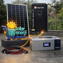 Sed Solar Enerji Deposu 2000W Lityum Güneş Enerjisi Paketi