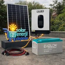Sed Solar Enerji Deposu 3000W Güneş Enerjisi Paketi