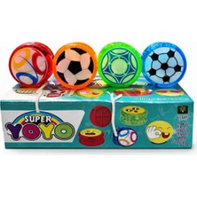 MİNGODAN LED Işıklı Yanıp Sönen Rengarenk Yoyo Ipli Topaç Çek Bırak Denge Yoyo Oyuncak 1 Adet