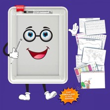 MiraLive 32 Farklı Etkinlikli Kalem ve Silgi Hediyeli Eğitici Sihirli Etkinlik Tahtası (4887)