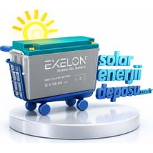 Sed Exelon 12 Volt 150 Amper Jel Akü Derin