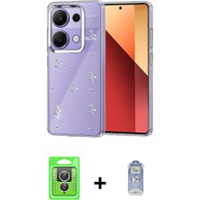 Cepte Toptan Redmi Note 13 Pro 4g Yörünge Form - Siyah Joko Magic 5d Cam + Gümüş Raze Metal Kamera Lens