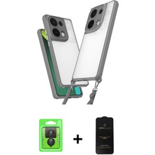 Cepte Toptan Redmi Note 13 Pro 4g Ufuk Klasik - Siyah 6d Antistatik Mat Seramik Hayalet Nano Ekran Koruyucu + Siyah Raze Metal Kamera Lens