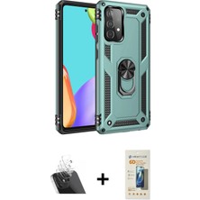 Cepte Toptan Galaxy A33 5g Ahenk Klasik Koleksiyonu - Siyah 6d Mat Seramik Hayalet Nano Ekran Koruyucu + Şeffaf Kamera Lens Koruma Cam