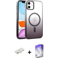 Cepte Toptan iPhone 11 Ahenk Doku Özel Seri - Siyah Bilvis 5in1 3D Magic Cam Ekran Koruyucu + Yeşil Renkli Kamera Lens Koruma Cam
