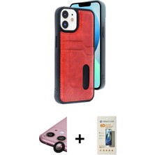 Cepte Toptan iPhone 11 Yörünge Işık Serisi - Siyah 6d Mat Seramik Hayalet Nano Ekran Koruyucu + Siyah Raze Metal Kamera Lens