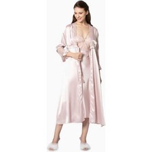Pierre Cardin 6'lı Uzun Gecelik Sabahlık Set 6025