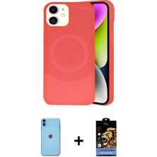 Cepte Toptan iPhone 11 Ufuk Serisi - Siyah Buffer Hayalet Cam Ekran Koruyucu + Mavi Neon Fosforlu Kamera Lens