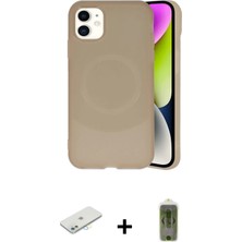 Cepte Toptan iPhone 11 Ufuk Serisi - Siyah Joko Magic 5d Hayalet Cam + Sarı Renkli Kamera Lens Koruma Cam