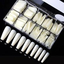 ERHCE Protez Tırnak Tips 500’LÜ Kemik Renk Badem