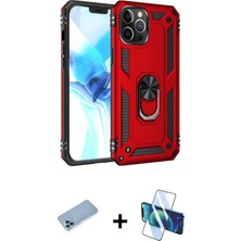 Cepte Toptan iPhone 12 Pro Max Ahenk Klasik Koleksiyonu - Siyah 3D Antistatik Seramik Nano Ekran Koruyucu + Mavi Shine Kamera Lens Koruma Cam