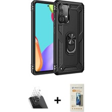 Cepte Toptan Galaxy A33 5g Ahenk Klasik Koleksiyonu - Siyah 6d Mat Seramik Hayalet Nano Ekran Koruyucu + Şeffaf Kamera Lens Koruma Cam