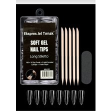 ERHCE Ekspres Soft Jel Tips Tırnak - 110'LU Yeni Sistem Tips Set