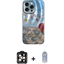 Cepte Toptan iPhone 15 Pro Max Nova Doku Prime - Siyah Joko Magic 5d Cam + Turuncu Pvd Metal Kamera Lens