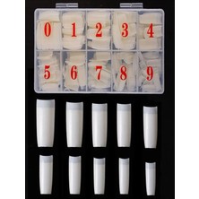 ERHCE Protez Tırnak 500'LÜ Kemik Renk Yarım Ay Tips