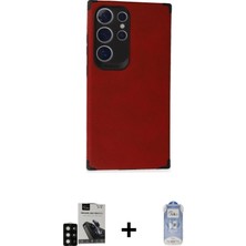 Cepte Toptan Galaxy S24 Ultra Doruk Asil Koleksiyonu - Siyah Joko Magic 5d Cam + Siyah Pvd Metal Kamera Lens