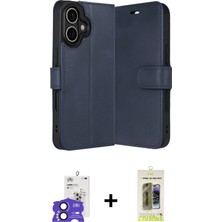 Cepte Toptan iPhone 17 Siluet Işık Serisi - Siyah Joko Magic 5d Hayalet Cam + Siyah Bilvis Titan Kamera Lens