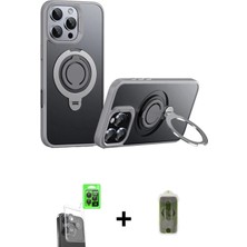 Cepte Toptan iPhone 16 Pro Zirve Çizgi Prime - Siyah Joko Magic 5d Hayalet Cam + Siyah Raze Metal Kamera Lens