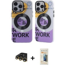 Cepte Toptan iPhone 13 Pro Max Nova Doku Koleksiyonu - Siyah 6d Mat Seramik Hayalet Nano Ekran Koruyucu + Gold Raze Metal Kamera Lens