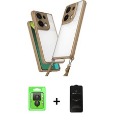 Cepte Toptan Redmi Note 13 Pro 4g Ufuk Klasik - Siyah 6d Antistatik Mat Seramik Hayalet Nano Ekran Koruyucu + Siyah Raze Metal Kamera Lens