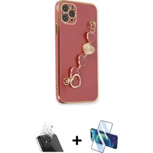 Cepte Toptan iPhone 11 Pro Max Nova Işık Prime - Siyah 3D Antistatik Seramik Nano Ekran Koruyucu + Şeffaf Kamera Lens Koruma Cam