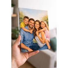 Butik Gamze46 👉 Kişiye Özel Komik Aile Tablosu – 3mm Mdf Poster (18,5X27 Cm)