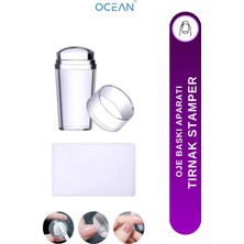 ERHCE Tırnak Süs Damgalama Stamper Oje Dizayn Baskı Aparatı