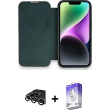 Cepte Toptan iPhone 13 Pro Max Siluet Minimal Serisi - Siyah Bilvis 5in1 3D Magic Cam Ekran Koruyucu + Gümüş Raze Metal Kamera Lens