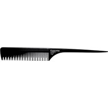 ES-109 Euro Star Carbon Black Şişli Düz Tarak